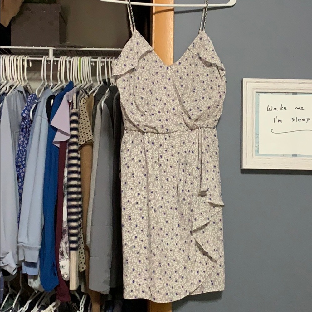 Greylin Anthropologie silk floral dress